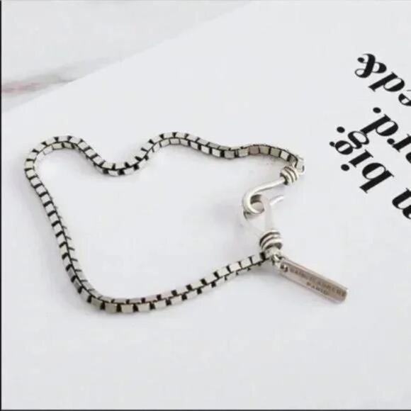 \\ NEW \\ S925 STERLING SILVER CHAIN BRACELET - Picture 5 of 7